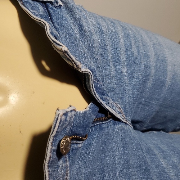 Abercrombie & Fitch Distressed Super Skinny Ankle Mid Rise Jeans Size 16/33 - Picture 8 of 13